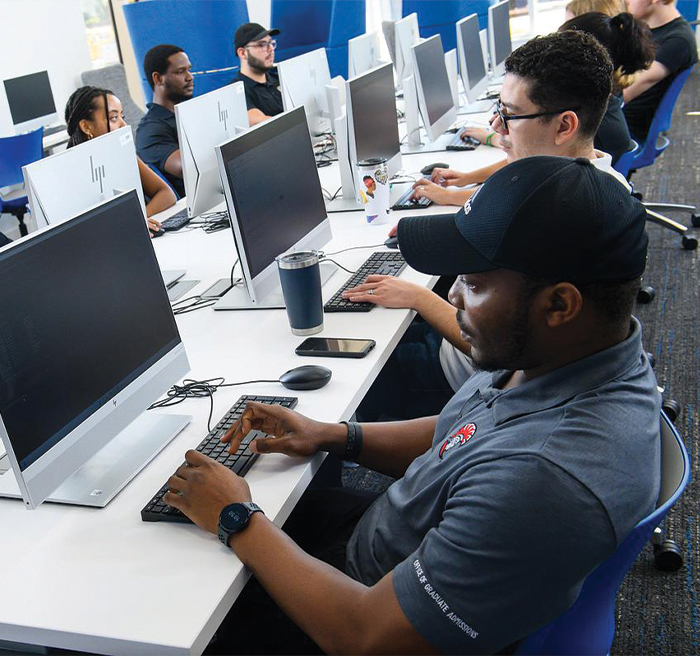 Students in computer Lab