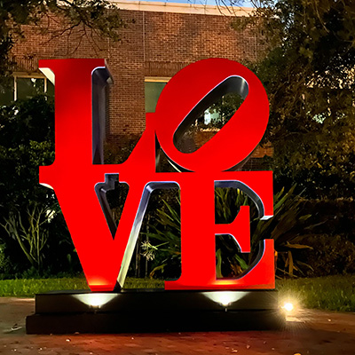 LOVE sculpture