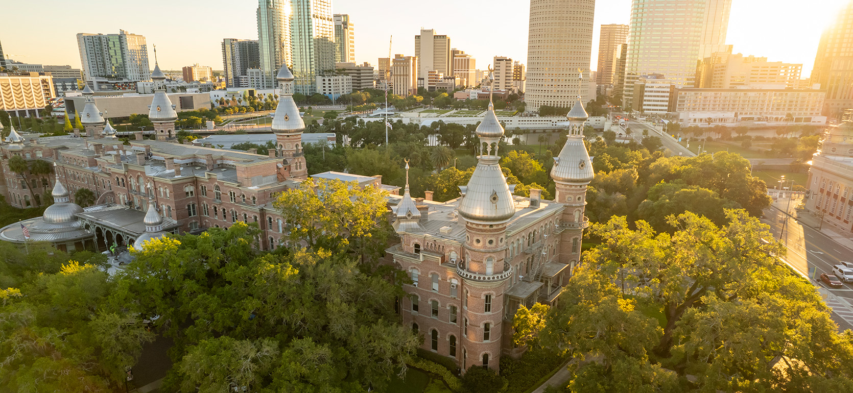 plant hall view of downtown