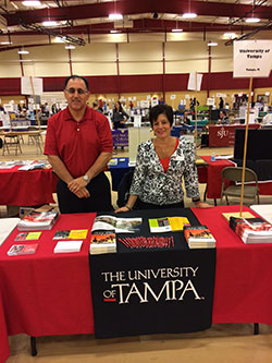 Parents at a recruiting event.