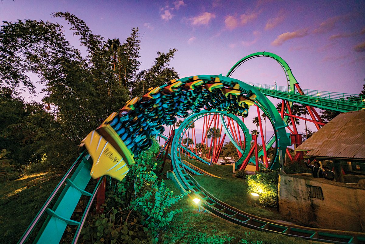 Busch Gardens rollercoaster