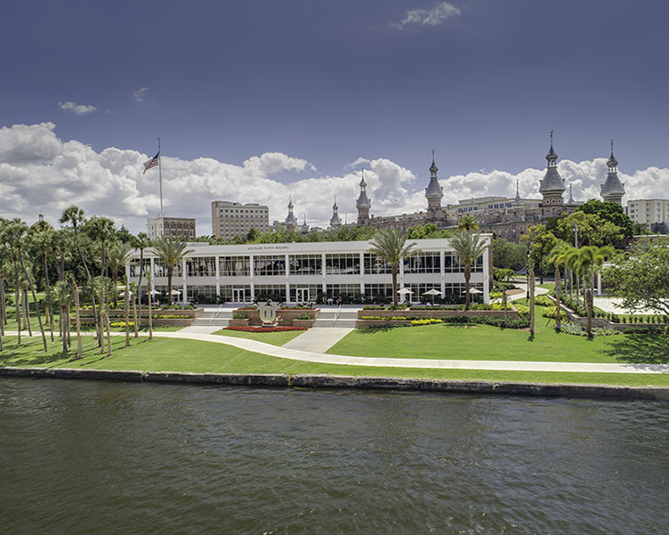 View of campus from Hillsborough River