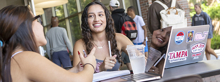 Students conversing