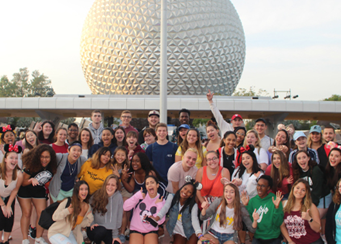 Students at Epcot