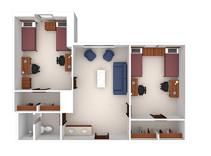 Floor Plan of Brevard Hall