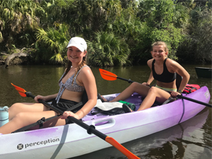 Students Kayaking